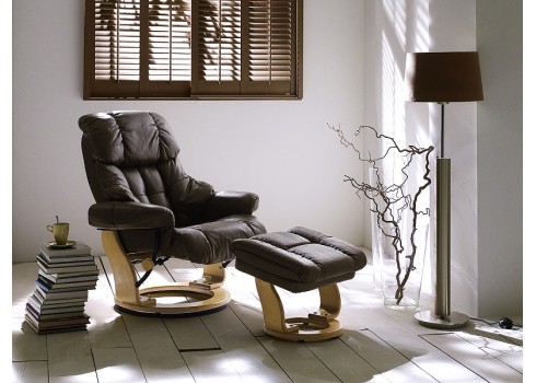 Tugitool järiga CALGARY pruun / tamm, 90x166xH80 cm