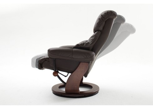 Tugitool järiga CALGARY pruun / pähkel, 90x166xH80 cm