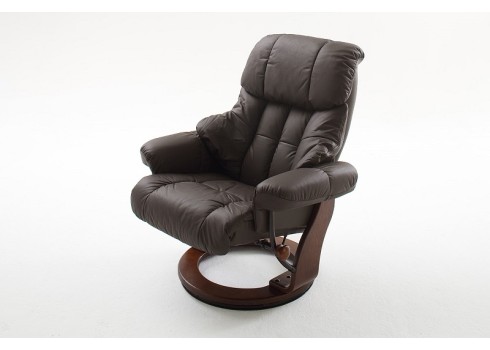 Tugitool järiga CALGARY pruun / pähkel, 90x166xH80 cm