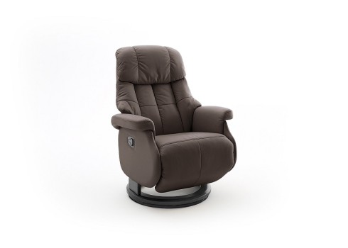 Tugitool CALGARY L pruun / must, 77x86xH111 cm