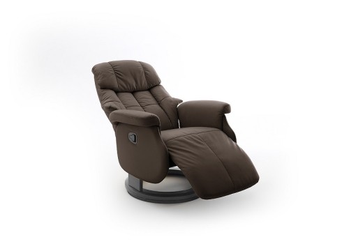 Tugitool CALGARY L pruun / must, 77x86xH111 cm