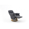 Tugitool CALGARY L must / tamm, 77x86xH111 cm