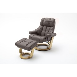 Tugitool CALGARY XXL pruun / tamm, 97x120xH102 cm