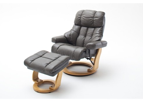 Tugitool CALGARY XXL hall / tamm, 97x120xH102 cm