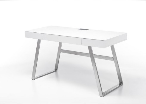 Kirjutuslaud ASPEN valge, 140x60xH75 cm