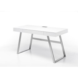 Kirjutuslaud ASPEN valge, 140x60xH75 cm