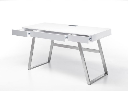 Kirjutuslaud ASPEN valge, 140x60xH75 cm