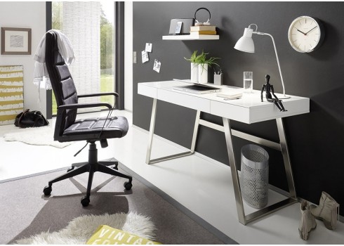 Kirjutuslaud ASPEN valge, 140x60xH75 cm