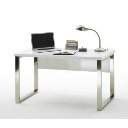 Kirjutuslaud SYDNEY valge läige, 140x70xH76 cm