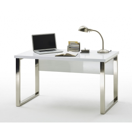 Kirjutuslaud SYDNEY valge läige, 140x70xH76 cm