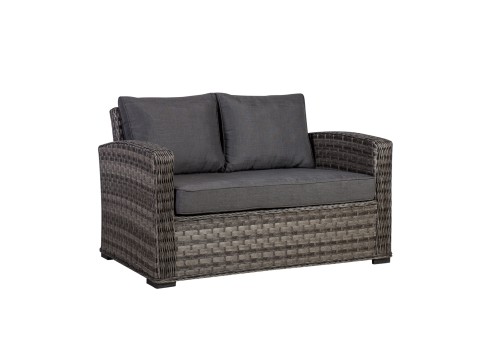 Diivan GENEVA 2-kohaline 129x78xH78cm, tumehall