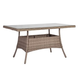 Laud TOSCANA 140x80xH73cm, hallikasbeež