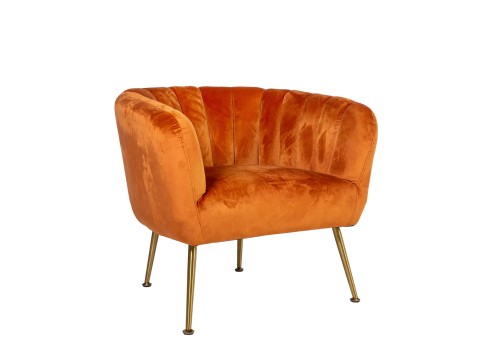 Tugitool TUCKER 78x71xH69cm, ookerpunane