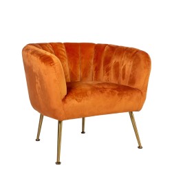 Tugitool TUCKER 78x71xH69cm, ookerpunane
