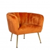 Tugitool TUCKER 78x71xH69cm, ookerpunane
