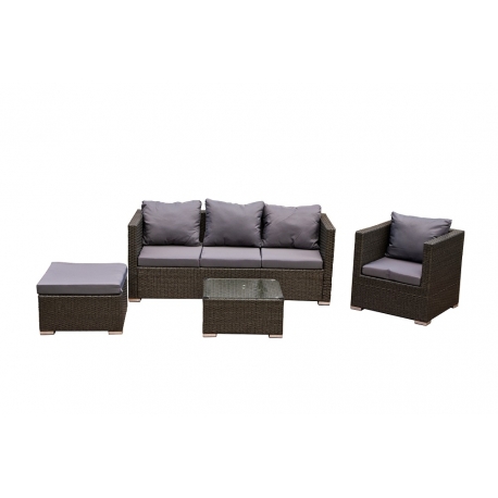 Aiamööbli komplekt Bello Giardino AMARO hall, diivan + laud