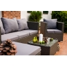 Aiamööbli komplekt Bello Giardino AMARO hall, diivan + laud