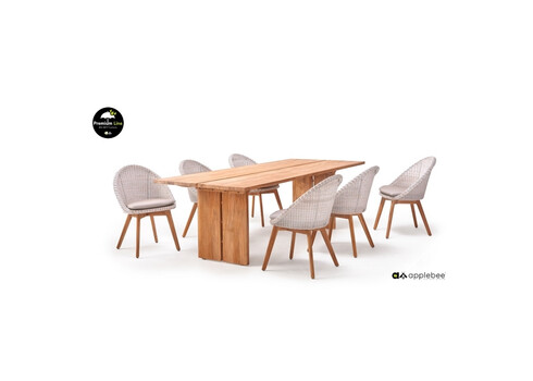 Söögilaud JOIE tiik, 250x100xH76 cm