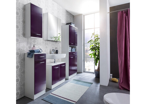 Peegelkapp LORENZ valge, 60x16xH71 cm