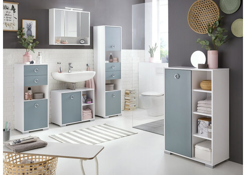 Peegelkapp KIMI valge, 70x16xH60,5 cm, LED