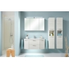 Peegelkapp AMORA valge tamm, 110x20xH70 cm LED