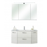 Peegelkapp AMORA valge tamm, 110x20xH70 cm LED