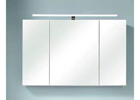 Peegelkapp AMORA valge tamm, 110x20xH70 cm LED