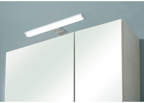 Peegelkapp AMORA valge tamm, 110x20xH70 cm LED