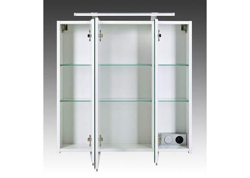 Peegelkapp DORINA valge läige, 70x15,8xH75 cm, LED