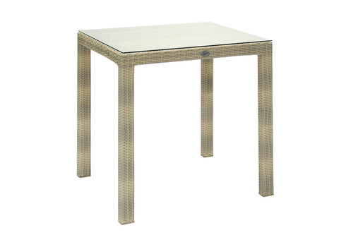 Aiamööbli komplekt WICKER laud ja 4 tooli, beež