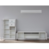 TV-alus BAXTER valge, 177x41xH49 cm LED