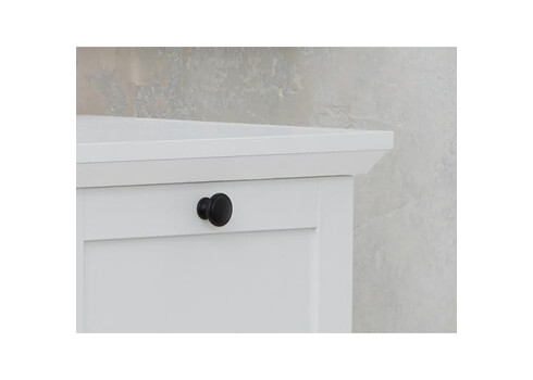 Jalatsikapp BAXTER valge, 81x41xH88 cm